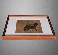 禅城书画装裱配框服务案例